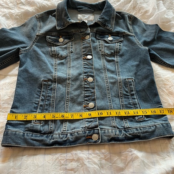Time & Tru Blue Jean Jacket - Picture 5 of 10